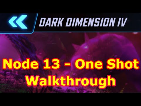 Dark Dimension 4 - Node 13 One Shot | DD4 Node 13 One Shot | Walkthrough | - Marvel Strike Force