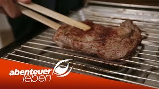 Steak auf Elektro Grill: Mit 400 Grad zum perfekten Steak! | Abenteuer Leben | kabel eins