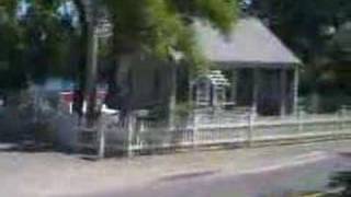 preview picture of video 'Cape Cod Central Railroad Crossing Old County Rd in Sandwich'