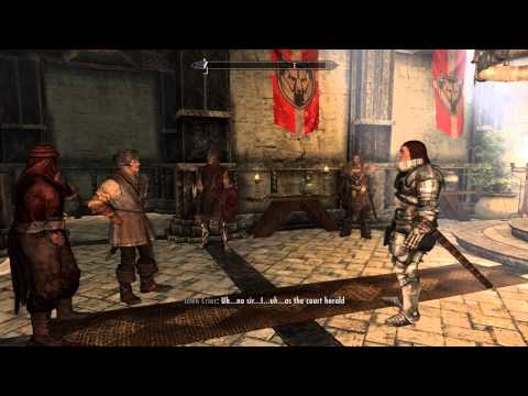 Inconsequential NPCs Town Crier and Foreign Envoy Scene 1