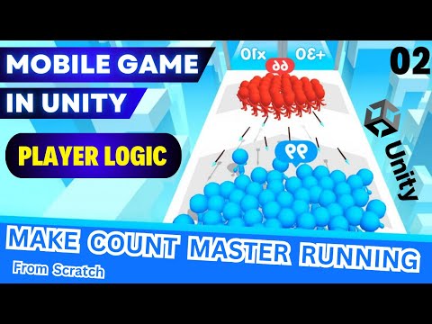 2. Player Logic: Make Count Master Running Game From Scratch! Step-by-Step in Unity