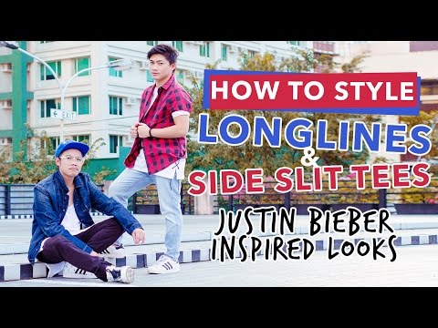 How to Style Longlines & Slits Like Justin Bieber  | J Daily & We Duet