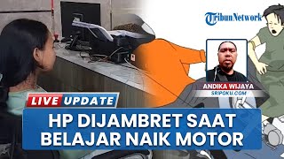 Belajar Naik Motor, Remaja di Palembang Jadi Korban Jambret saat Ponsel Ditaruh di Dashboard