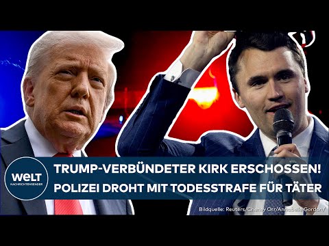 USA: Attentat auf rechtskonservativen Aktivist Charlie Kirk! Täter noch flüchtig! Trump reagiert!