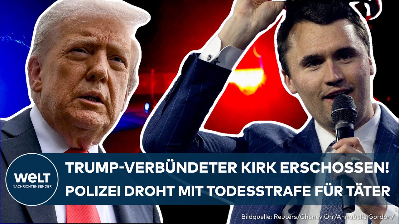 USA: Attentat auf rechtskonservativen Aktivist Charlie Kirk! Täter noch flüchtig! Trump reagiert!