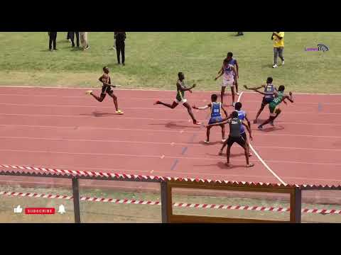 Prempeh College wins boys 4x200m heat 2. 1:25.62sec. SuperZonals 2026. Ashanti region.