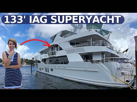 , title : '$13,500,000 2016 133' IAG "SERENITY" SuperYacht Walkthrough & Specs / Luxury Charter Yacht Tour'