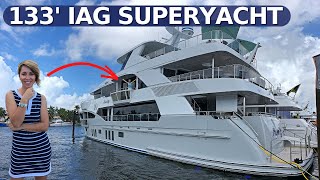 $13,500,000 2016 133&#39; IAG &quot;SERENITY&quot; SuperYacht Walkthrough &amp; Specs / Luxury Charter Yacht Tour