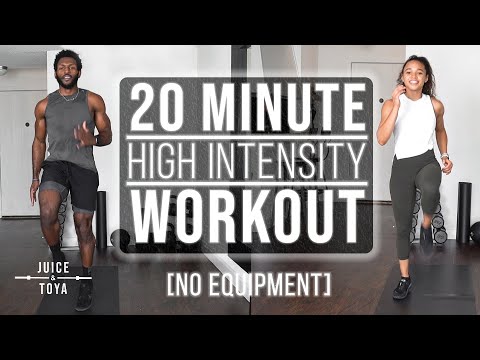 20 Minute FULL BODY HIIT Workout (Bodyweight/No Equipment)
