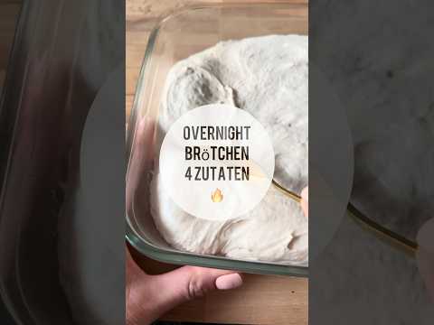 Einfache Dinkelbrötchen mit Hefe (Overnight Brötchen)