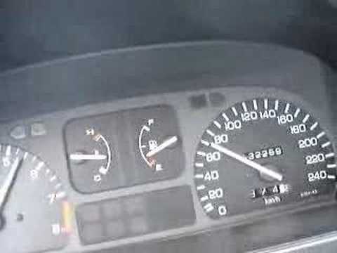 Honda CRX ed9 0 - 150 km/h