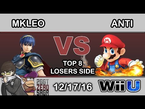 2GGT: ZeRo Saga - SF | MkLeo (Marth) Vs. ANTi (Mario) Top 8 Losers Side - Smash Wii U