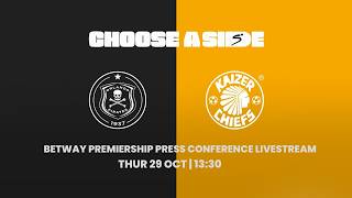 Pirates 🆚 Chiefs ☠️✌️ | Press Conference | Betway Premiership