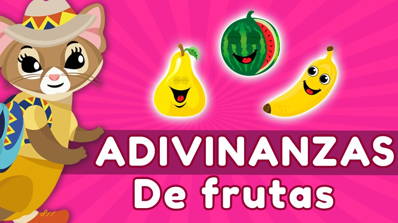 Adivinanzas para niños fáciles | Frutas 🍎🍐🍊