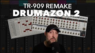 Video thumbnail for Making techno with the TR-909 virtual drum machine emulation Drumazon 2 by 343 Labs
