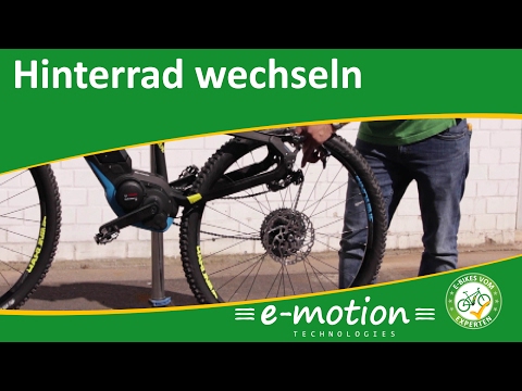 Hinterrad wechseln beim e-Bike /Pedelec - Wie geht das?