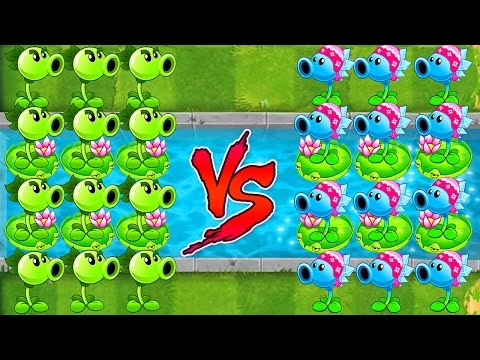 SNOW PEA vs REPEATER in Plants vs Zombies 2 PC Version