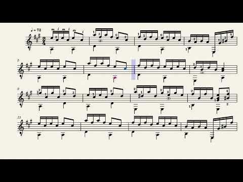 Estudio No.26 – La Cartilla de la Guitarra – Oscar Rosati