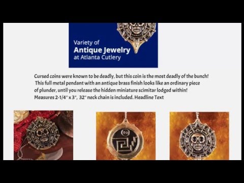 Pirate Pendant with Hidden knife