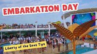 Liberty of the Seas Embarkation Day Tips | What To Do First Onboard