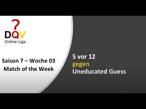 DQV Online-Liga Saison 2025 - Woche 3 - Match of the Week