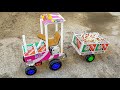 How To Make A Tractor With Trolley Matchbox Homemade