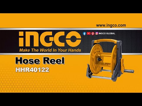 Ανέμη με 20m Λάστιχο και Πιστόλι Νερού Ingco