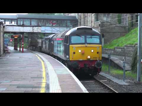 57004 with 37611 DIT 6k73 Sellafield - Crewe flasks, 2nd June 2015