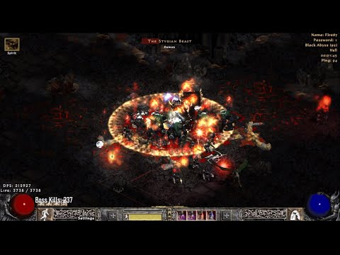 Project Diablo 2 Season 8 - T4 Dungeon Boss In 2mins - Leap Barb Gameplay day28