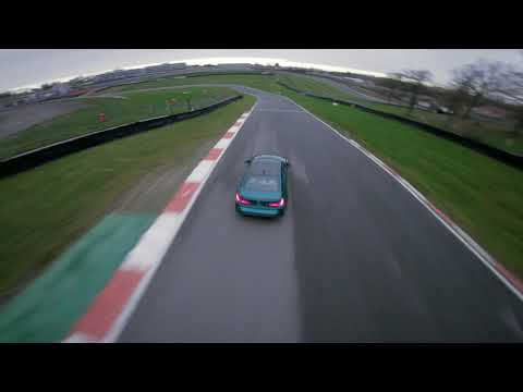 The NEW 2021 BMW M3 - A birds eye view from a racing drone at Brands Hatch