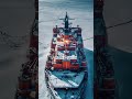 Arctic Ocean The Biggest Icebreaker Oceanlife Big Ship Frozen Iceland Ocean Vs Ship Northsea