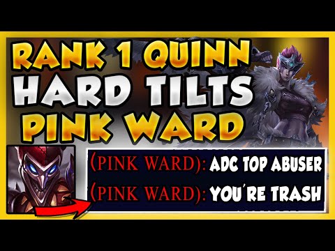 #1 QUINN WORLD TILTS PINK WARD TO OBLIVION IN HIGH ELO (COMPLETE STOMP) - League of Legends