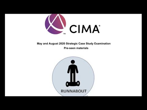 CIMA SCS May & August 2020 - Runnabout Pre-Seen Analysis!