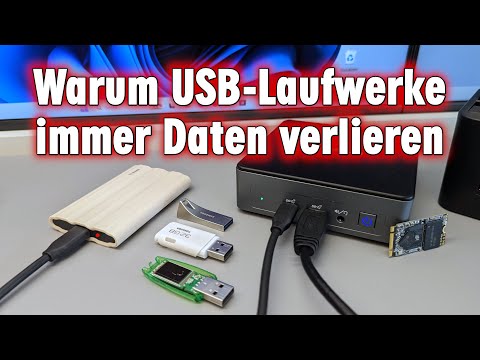 Immer Probleme mit USB-Laufwerken - Sicherheitshinweis bei Datenverlust - USB Stick Festplatte SSD