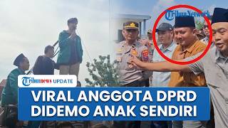 Viral Video Anggota DPRD Bangkalan Tahan Tawa saat Didemo Anaknya Sendiri hingga Langsung Menepi