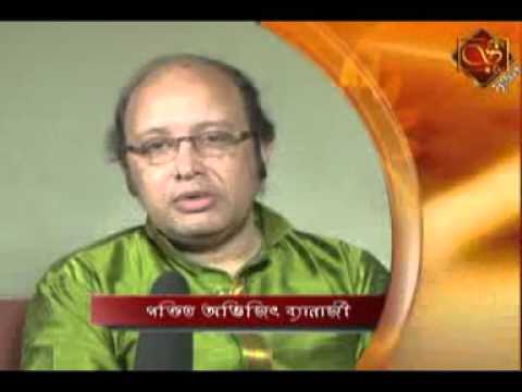 Pandit Abhijit bandyopadhyay's love and best wishes for Srijan TV : www.srijan.tv