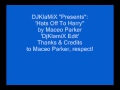 DJ KlaMiX Presents   'Hats Off To Harry'   by Maceo Parker