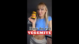 How to eat Vegemite like an Aussie #Shorts