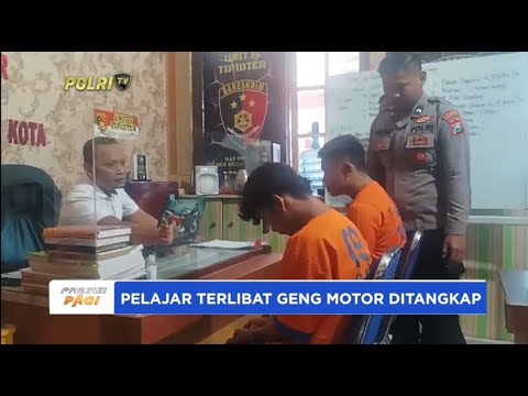 PELAJAR TERLIBAT GENK MOTOR DITANGKAP POLRESTA PROBOLINGGO
