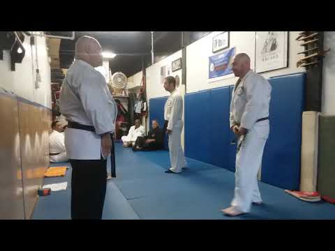 Yokomen uchi- tenkan shiho nage. Sensei Negron.