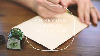 Addressing Wedding Invitations