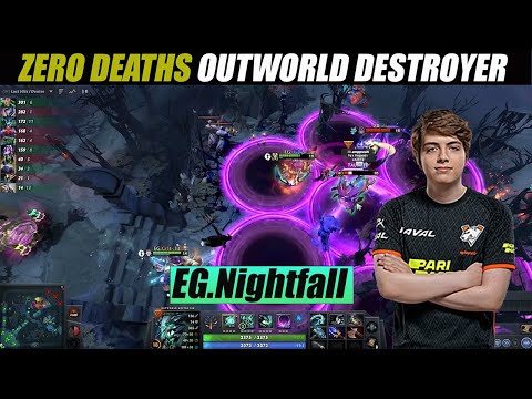 EG.Nightfall OD Outworld Destroyer Devourer OFFLANE - Zero Deaths