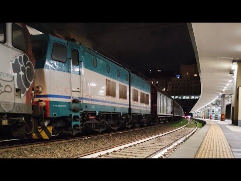 IL RITORNO DEL E656.570! Mir Livorno - Torino con E652 + E656 + carri h + E652 a Genova Principe!