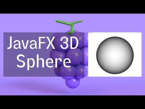 JavaFX 3D #1 - Basic concepts and making a sphere