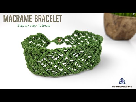 NEW Macrame Celtic Bracelet DIY Macrame Crafts