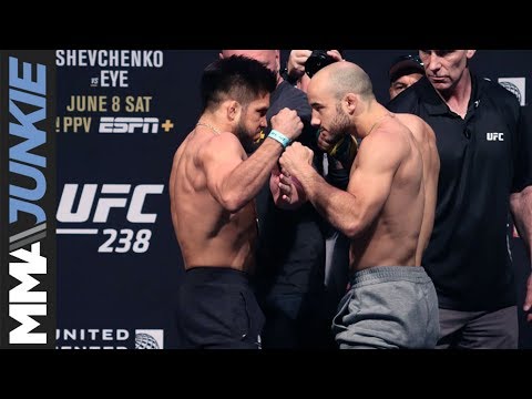UFC 238: Henry Cejudo vs.  Marlon Moraes ceremonial staredown