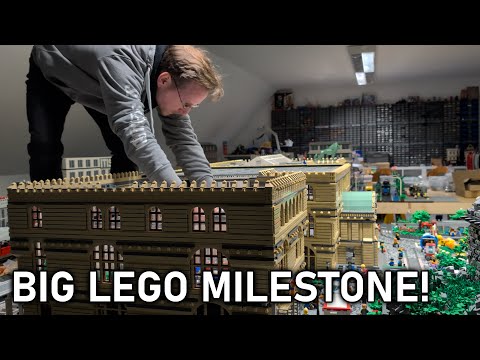 Big LEGO® Milestone Achieved: 2nd Floor of the Station Is Done!