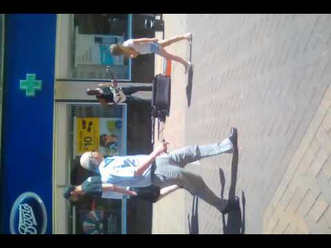 Blackpool rapper in town.