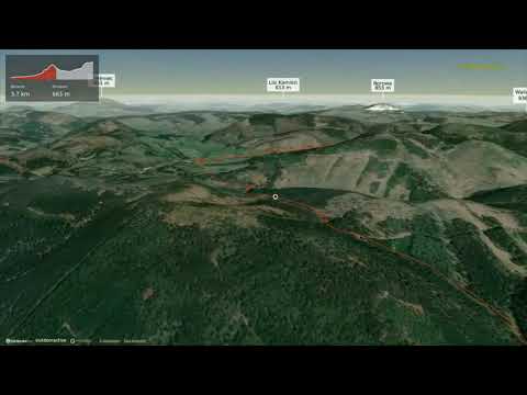 Meziměstí, Školní - Andrzejówka, parking ∆ hiking trails ∆ 3d-trail.com/poland/