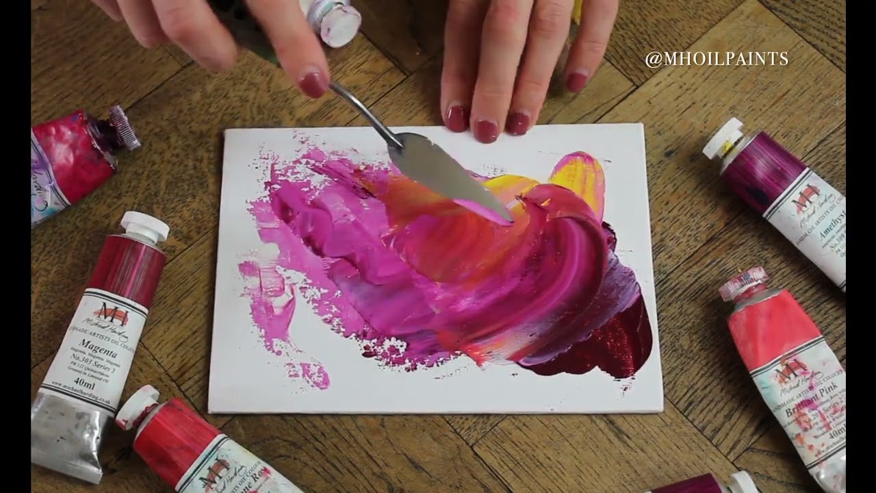 Oil Paint Demonstration with Michael Harding Oil Paints